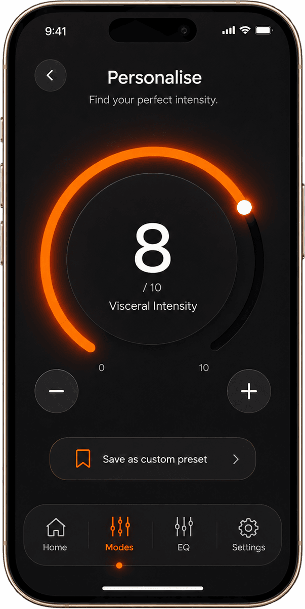 Sonic Lamb App Personalise Mode